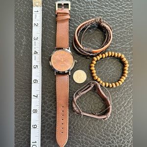 Men’s Watch And Bracelet Set